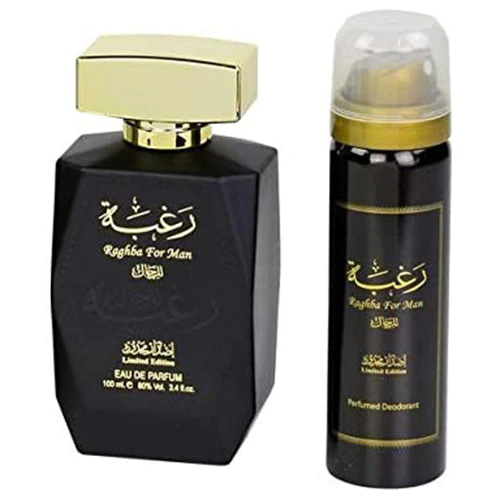 Lattafa,  Set Raghba for Man – Limited Edition – Eau de Parfum 100ml + Perfumed Deodorant